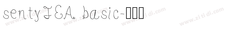 sentyTEA basic字体转换